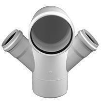 JE-CODO  90°  C/2 ACOMETIDAS M-H 110 X 63 MM